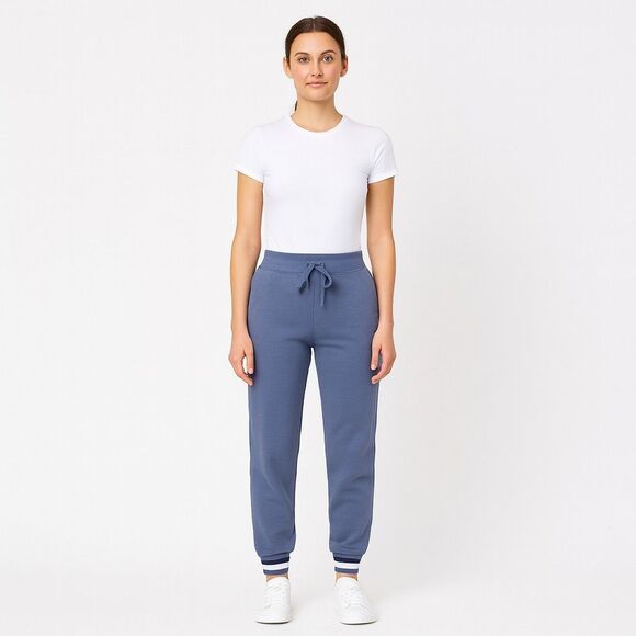 Universal Standard Pants - Universal Standard Hathaway Women Joggers NWT 4XS  Blue Stripe Cuff